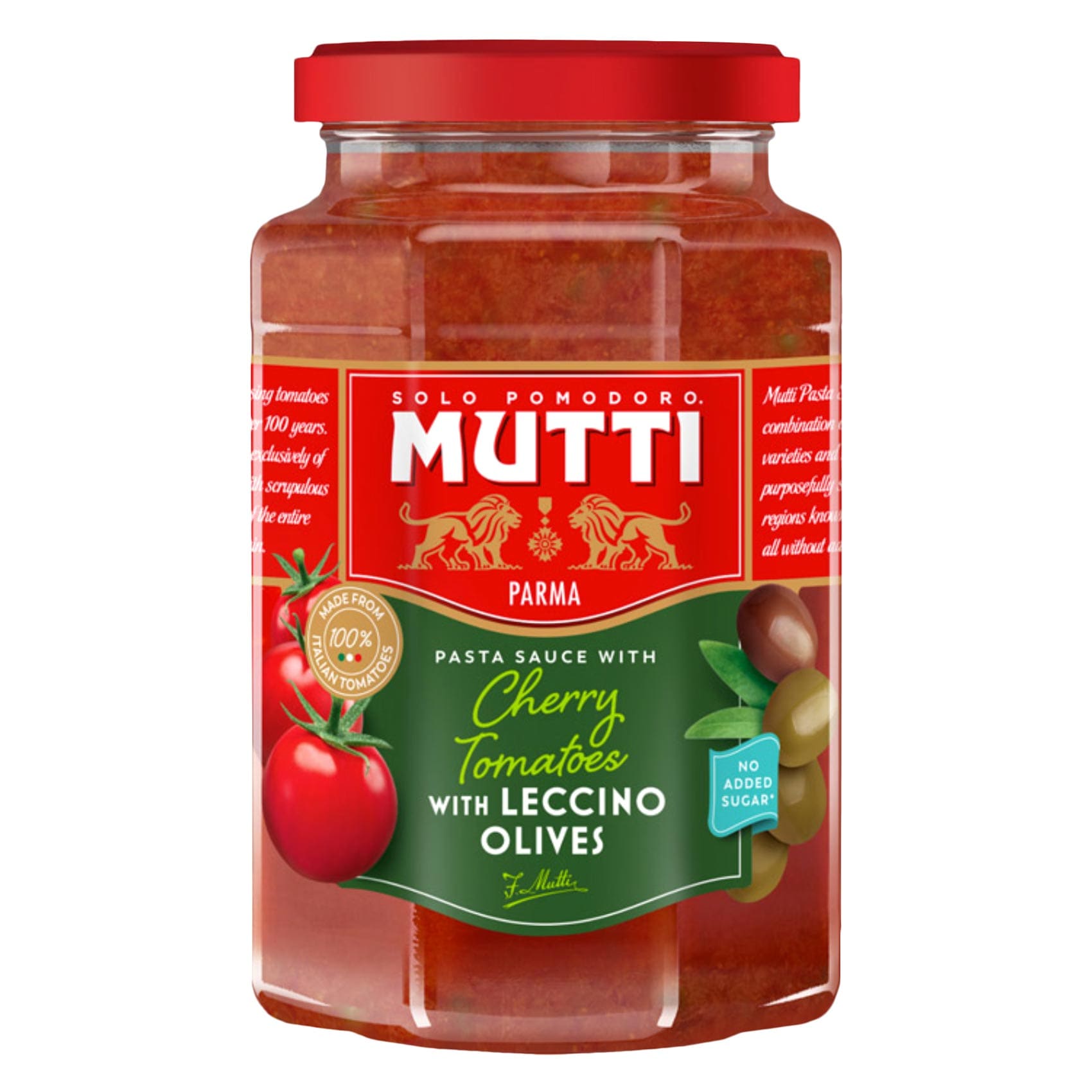 Mutti Tomato Sauce With Black Olives 400g