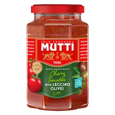 Mutti Tomato Sauce With Black Olives 400g