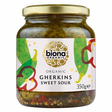 Biona Organic Gherkins In Jar 350g