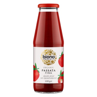 Biona Organic Passata Fina Tomato Pur&eacute;e 680g