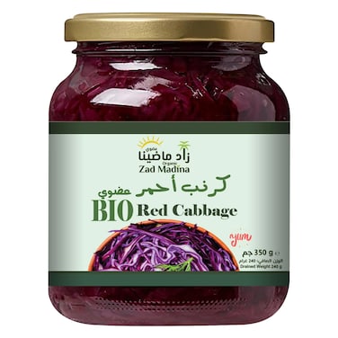 Zad Mad&iacute;na Organic Red Cabbage &ndash; 350 g