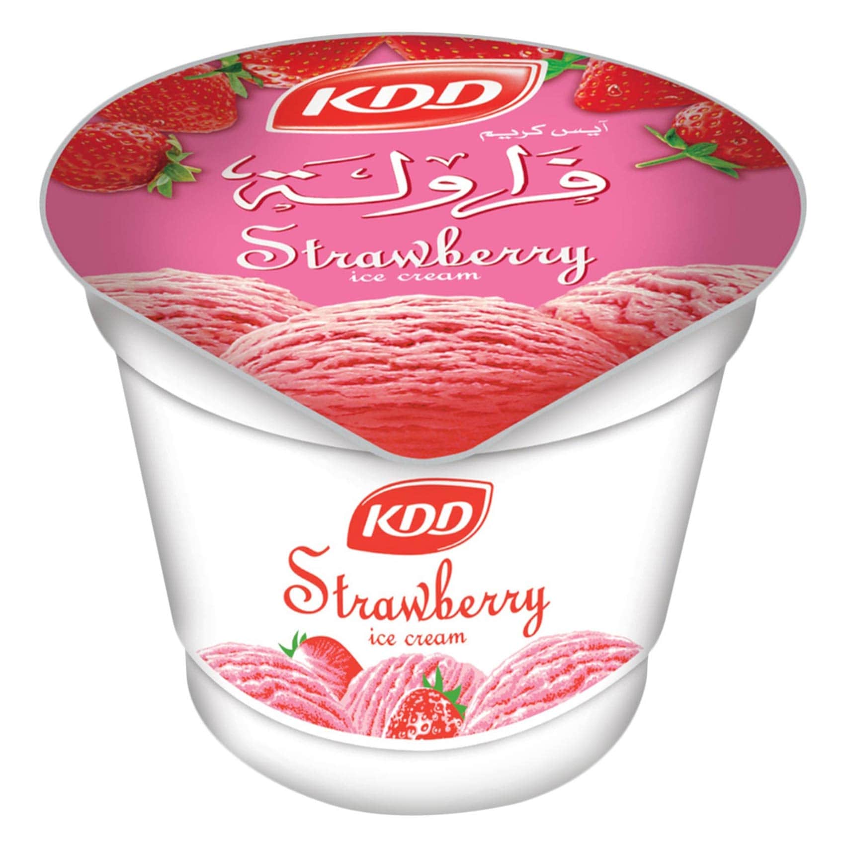 كي دي دي آيس كريم فاولة فراولة بوزن 100 مل
