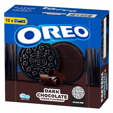 Oreo Dark Chocolate - 35.5g &times; 12
Cr&egrave;me Flavored Biscuit