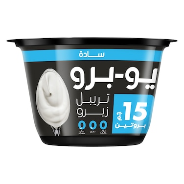 YOPRO Protein Stirred Yogurt Plain 150g &ndash; 15g Protein, Triple Zero: No Added Sugar, No Fat, No Preservatives