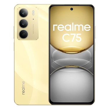ريلمي C75 – هاتف ذكي – سعة 256 جيجابايت –  8 جيجابايت رام – 5G – ذهبي