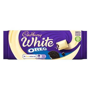 Cadbury Oreo White Chocolate Bar &ndash; 120 g