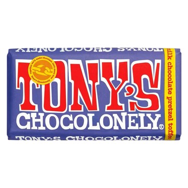 تونيز – شوكولاتة داكنة بالبريتزل والتوفي – 180 جرام