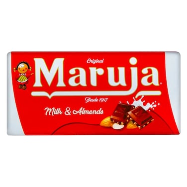 ماروخا – شوكولاتة بالحليب واللوز – 100 جرام