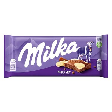 Milka Happy Cow Milk &amp; White Chocolate Bar &ndash; 90 g