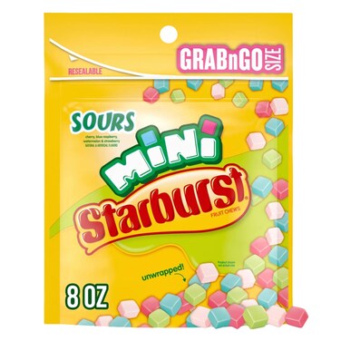 Starburst Sours Mini (Unwrapped Pack) 226.8g