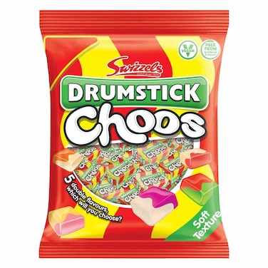 Swizzels Drumstick Choos 5 Types Chewy Candy 115g