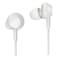 Philips Wired In-Ear Headphones, White &ndash; TAE5008WT