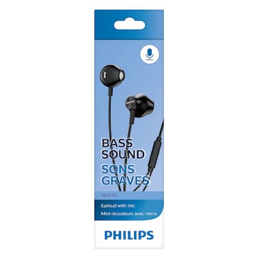 Philips Wired Headphones (TAUE101BK)