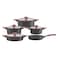 Perfect Granite Cooking Set &ndash; 9 Pieces &ndash; 5 mm Thick
