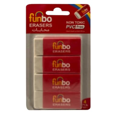Funbo Eraser Big 4 Pieces
