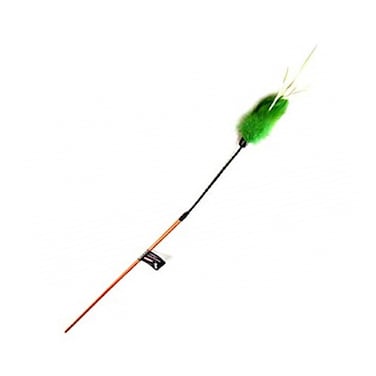 لعبة بتصميم عصا مع ريش للقطط من في بيرفكت