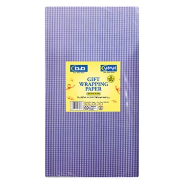 ورق تغليف هدايا – 50×70 سنتيمتر – 25 ورقة