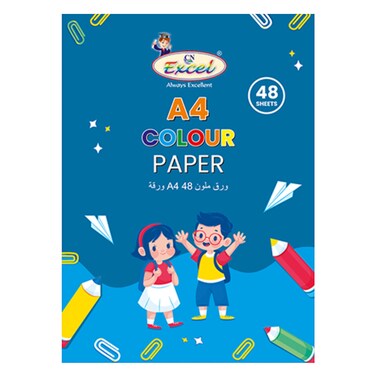 A4 Colour Paper &ndash; 48 Sheets &ndash; 75 GSM