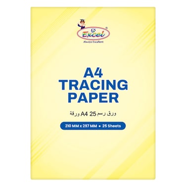 A4 Tracing Paper &ndash; 25 Sheets &ndash; 65 GSM