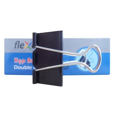 FlexOffice Double Clip 51mm &ndash; 12 Pieces