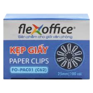 FlexOffice Paper Clips 25mm &ndash; 100 Pieces