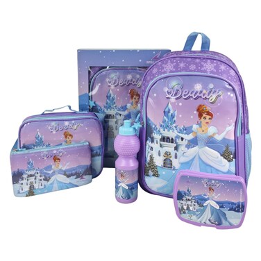 Royal Falcon 5-in-1 School Bag Set &ndash; Princess Design &ndash; 16" Backpack