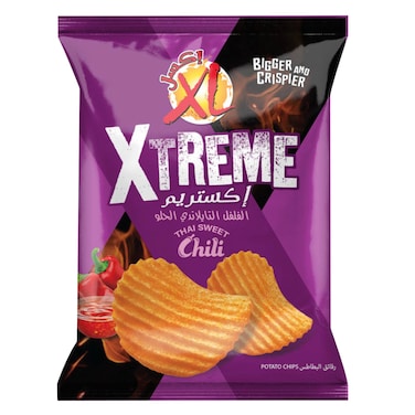 إكستريم رقائق البطاطس بطعم الفلفل الحار الحلو 250 جرام