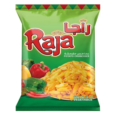 راجا مقرمشات البطاطس بطعم الخضار 200 جرام