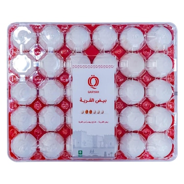 Qaryah White Eggs Special &ndash; 30 Pieces
