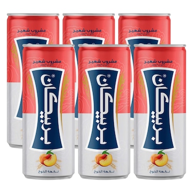 Barbican Malt Beverage Peach Can 250ml x6