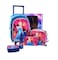 ديزني فروزن – مجموعة المدرسة 5 في 1: حقيبة ترولي 16 بوصة، حقيبة طعام، مقلمة، علبة طعام، وزجاجة ماء – ألوان متنوعة (يتم الاختيار عشوائياً)
