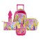 Disney Princess 5-in-1 School Trolley Set with Lunch Bag, Pencil Case, Lunch Box &amp; Water Bottle &ndash; 16 inch, (Assorted Colors Selected Randomly)