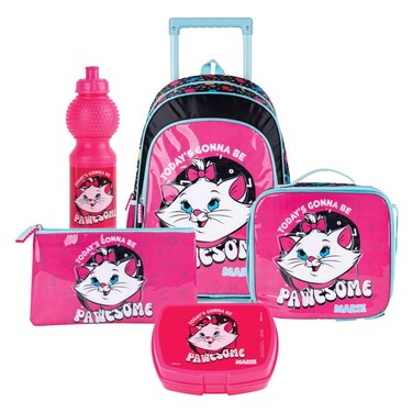 Aristocats Marie School Trolley Bag 5in1 Set 18 inches