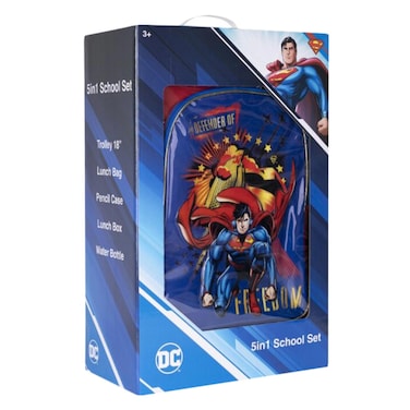 DC Defender of Freedom Superman 5-in-1 School Set 18inch