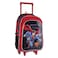 DC Man of Steel 5-in-1 School Trolley Set with Lunch Bag, Pencil Case, Lunch Box &amp; Water Bottle &ndash; 18 inch