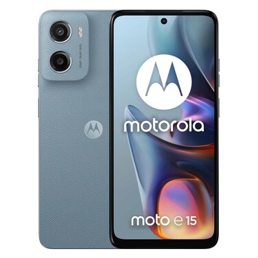 Motorola E15 64GB Storage, 2GB RAM, 4G, Misty Blue