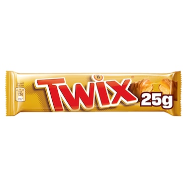 Twix Original Chocolate Bar, 1 Bar, 25g