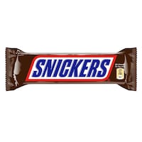 Snickers Chocolate Candy Bar With Nougat, Peanuts, & Caramel 40g