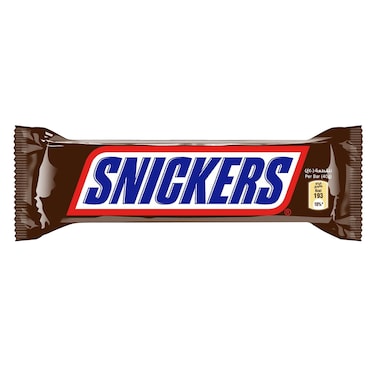 Snickers Chocolate Candy Bar With Nougat, Peanuts, &amp; Caramel 40g