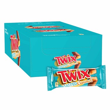 تويكس توين شوكولاتة بالكراميل المملح 50 جرام × 24