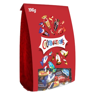Celebrations Chocolate, Your Favorite Chocolate Candy Mix, 196g