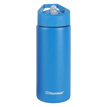 نامسون – قارورة ماء من الستانلس ستيل – 500 مل – ألوان منوعة (يتم اختيار اللون عشوائيًا)