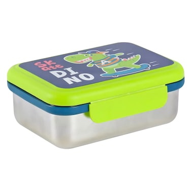 Namson Stainless Steel Lunch Box &ndash; 900 ml &ndash; Assorted Colors (Color Selected Randomly)