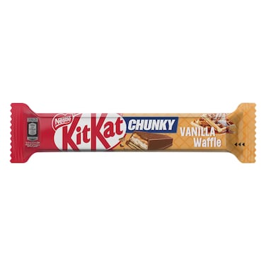 كيت كات – لوح شوكولاتة تشانكي بنكهة الفانيلا والوافل – 40 جرام