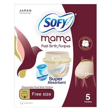 Sofy Mama Disposable Post Birth Panties, Pack of 5