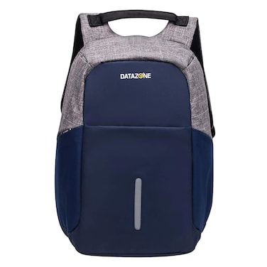 Datazone Anti-Theft Backpack [DZ-BP07S, (Assorted Colors, Selected Randomly)