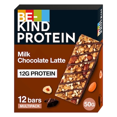 بي كايند بار بروتين لاتيه شوكولاتة الحليب، عبوة من 12 × 50 جرام