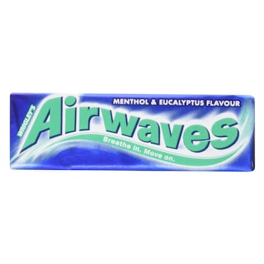 Wrigleys Airwaves Menthol &amp; Eucalyptus Chewing Gum 14g