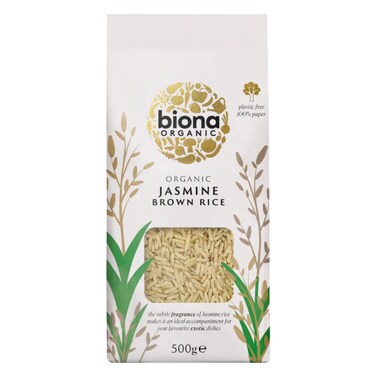 Biona Jasmine Rice Brown Organic 500g