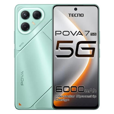 TECNO Pova 7, 256GB Storage, 8GB RAM, 5G, Green